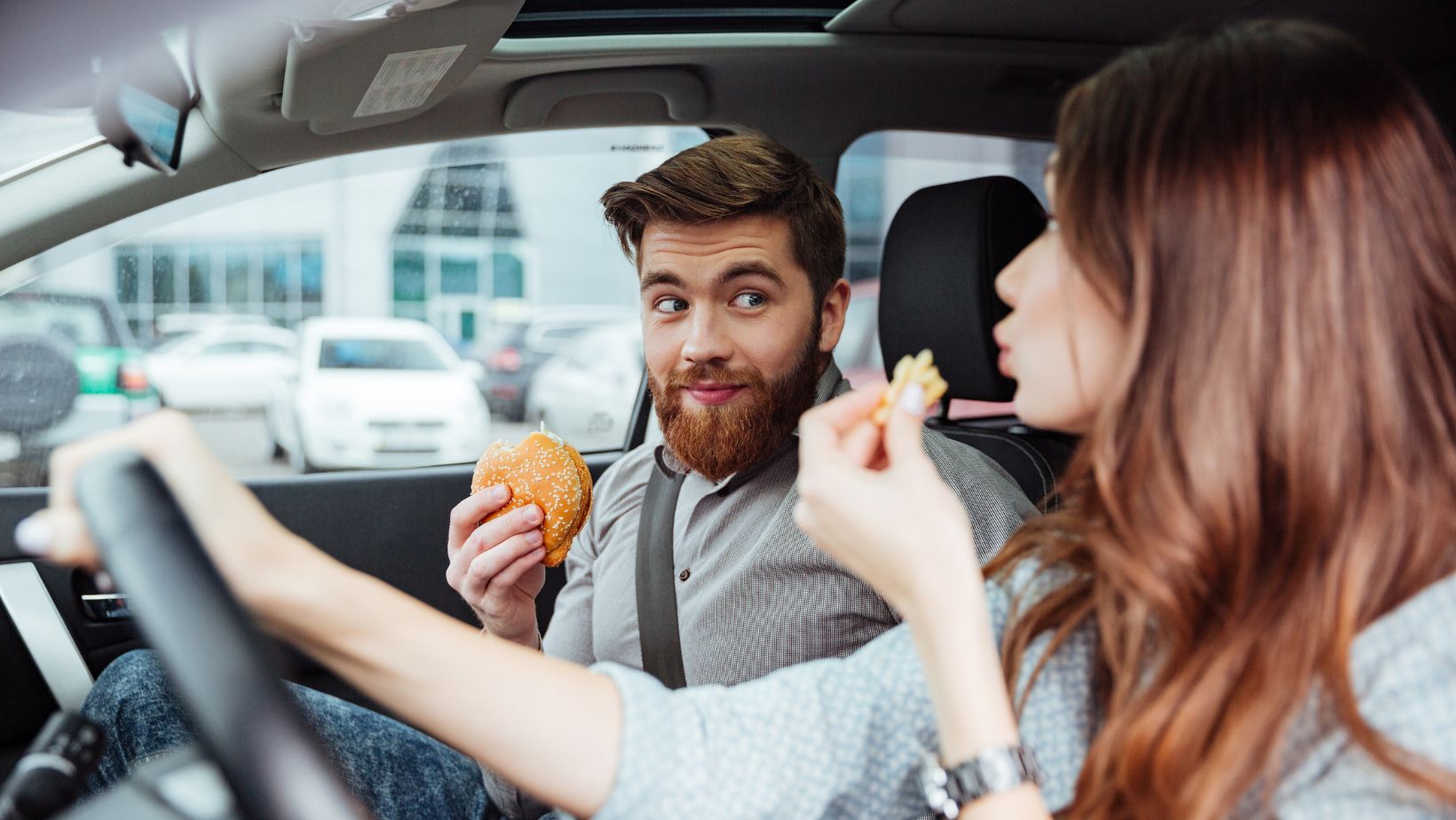 if you must eat in your car do it neatly