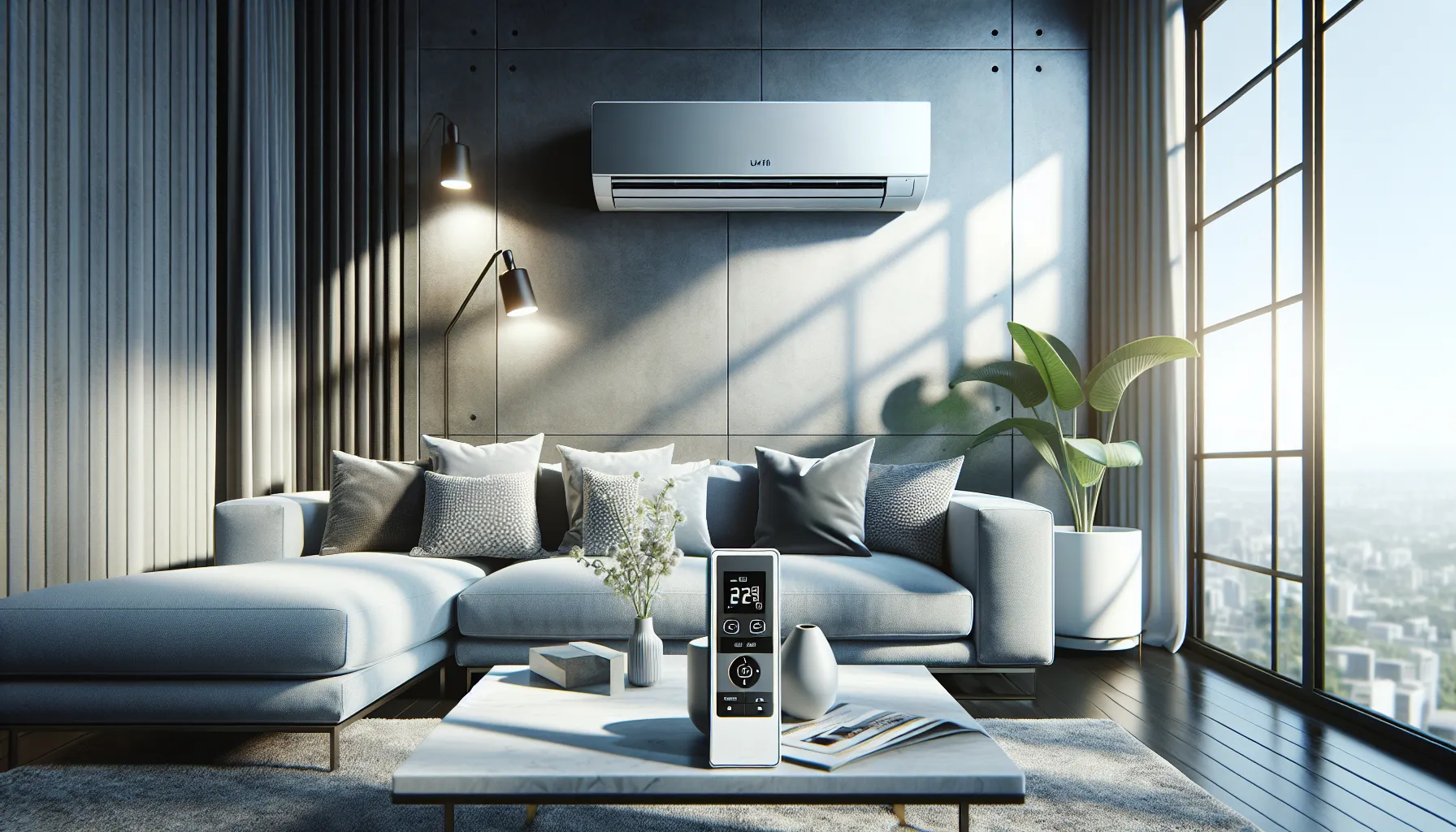 how to turn on uy48lo air conditioner