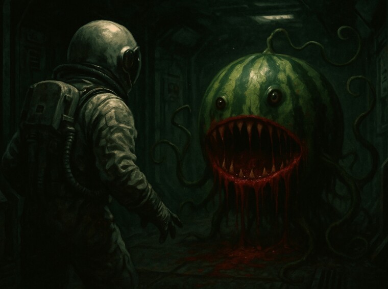 strangest horror storylines featuring space murderous watermelons