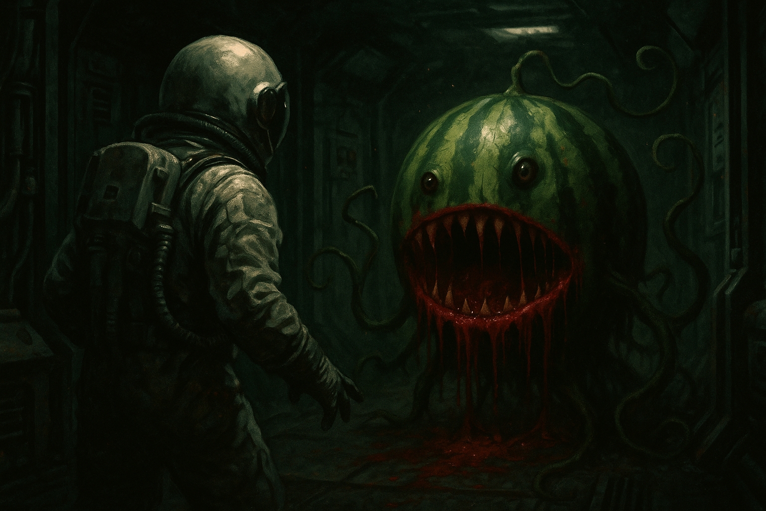 strangest horror storylines featuring space murderous watermelons